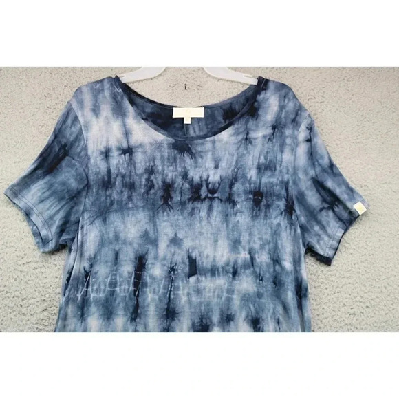 Simply Southern Tye Dye Maxi Dress-Medium-Blue-Rayon - Picture 2 of 8